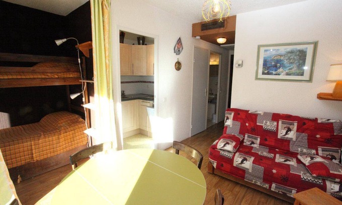 La Toussuire Apartment | 23 m² Studio flat ∙ 1 bedroom ∙ 4 guests