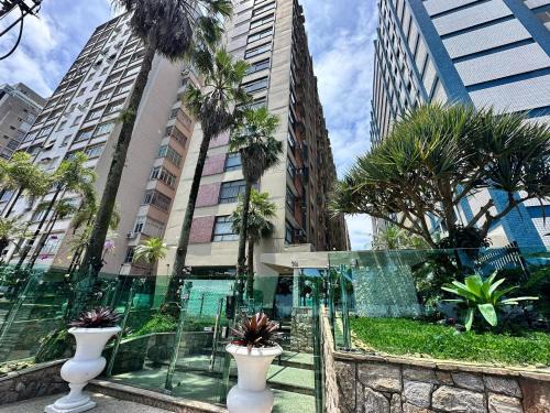 Aparecida Apartment | Frente Mar com garagem, Ar Condicionado e WI-FI grátis em Santos
