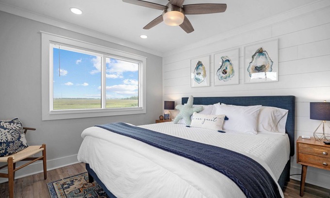 Saint Helena Island Villa | Fripper Upper: 1st Floor, Just for TWO, MARSH Views, FREE Coffee/Tea/Creamer, Club Cards Available!