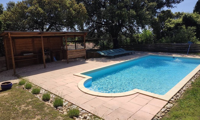 Saint-Alexandre House | Full nature, private pool, between AVIGNON and UZES, Mas authentic Provence