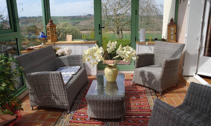 Ploeven House | FULL VIEW OF THE BAY OF DOUARNENEZ, 1KM FROM THE BEACH, HAVEN OF PEACE, GARDEN