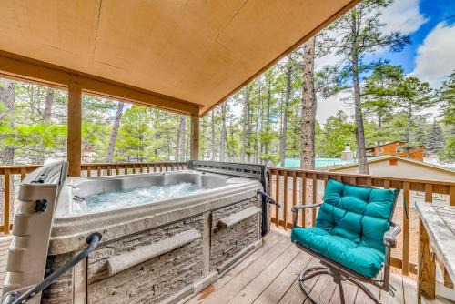 Ruidoso House | Furnished Deck and Game Room Ruidoso Home!