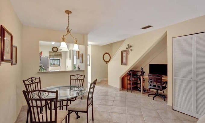 Hutchinson Island South House | furnished Townhome Across the street from the beach!