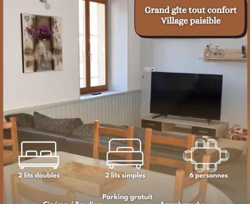 Masevaux-Niederbruck Apartment | Gîte La Bandsäge rando,rivière,quietude