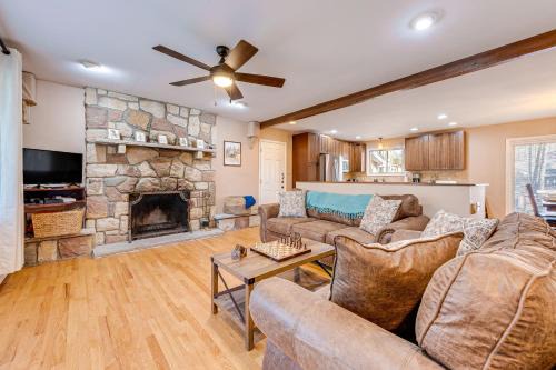 Pocono Pines House | Game Room and Fire Pit Chic Pocono Pines Home!