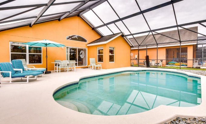 Watersong House | Game Room and Pool Family-Friendly Davenport Home!