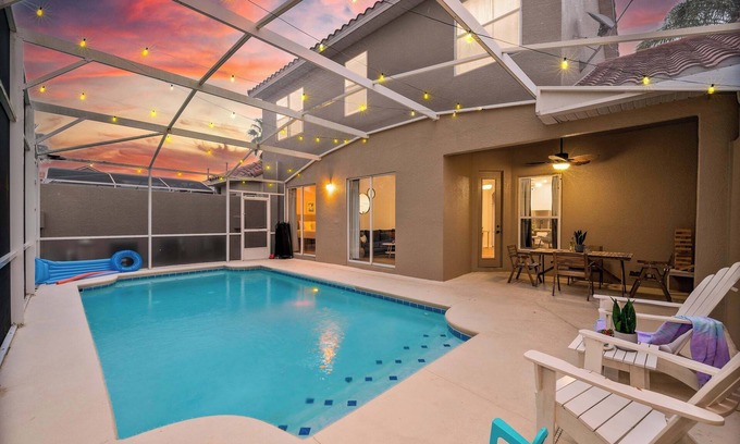 Lake Davenport Estates House | Game Room + Private Heated Pool + 8 MI to Disney