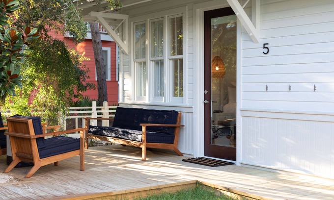 Seaside Hotel | Garden Bungalow Seaside, FL! Stunning Renovation, Steps to Beach + 2 Bikes