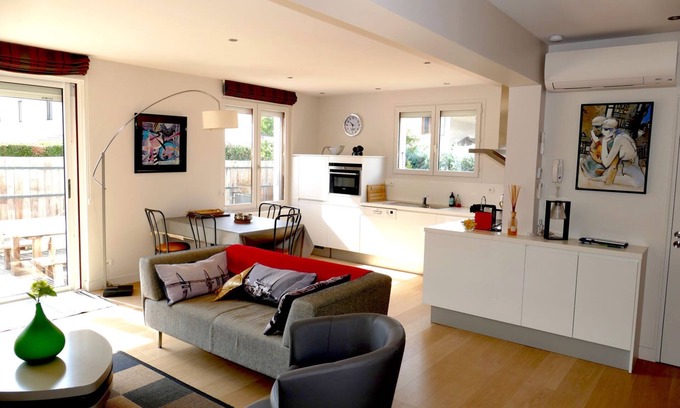 Annecy-le-Vieux Villa | Garden level apartment in a villa in Annecy le Vieux, sleeps 4- 5 persons