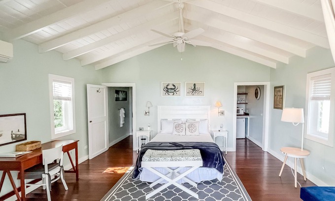 Upper Bogue Cottage | Garden View Cottage, North Eleuthera, Driftwood Seaweed Cottage #1