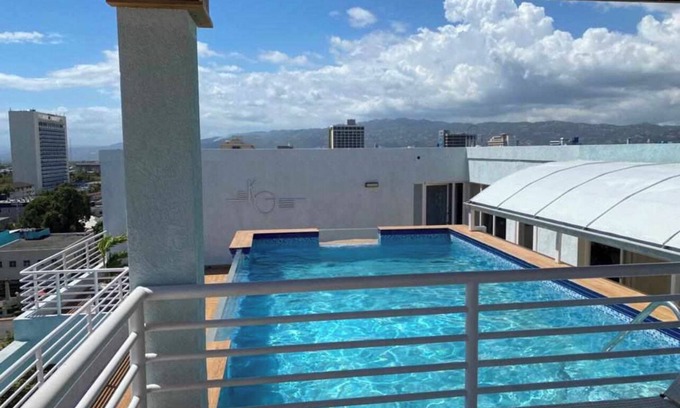 Eden Gardens Condo | Gated Luxury New Kingston 1 Bdrm Condo Pool & Gym