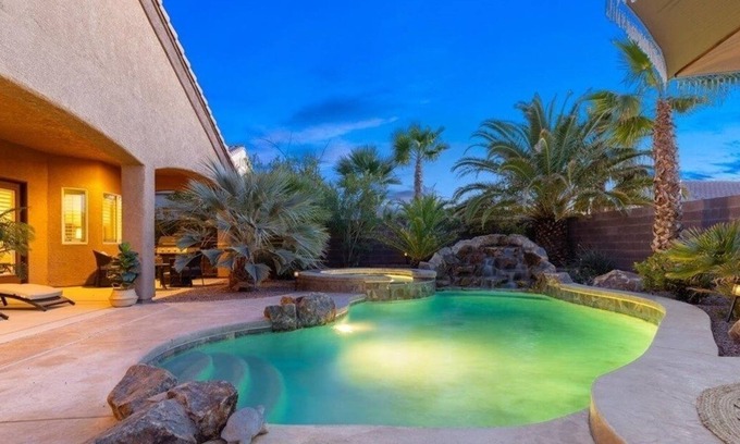 MacDonald Ranch House | Gated single story 3 bed 3 bath 1 office house with private pool and spa