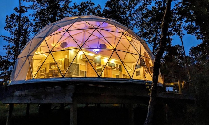 Coalmont Apartment | Glamping Dome at Getaway on Ranger Creek