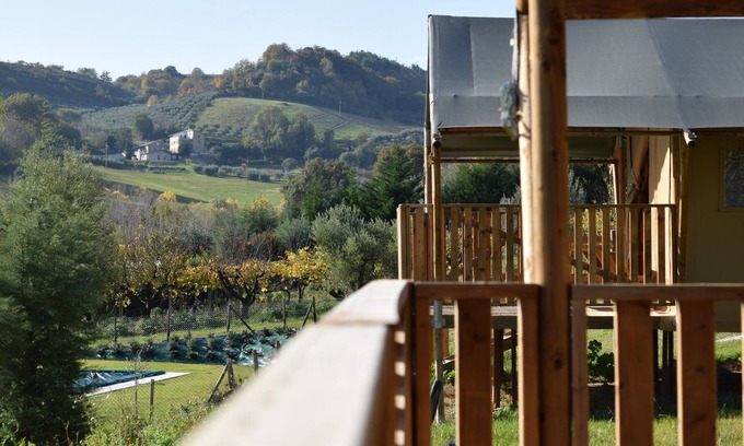 Lapedona Ski Chalet | Glamping in Luxury tent