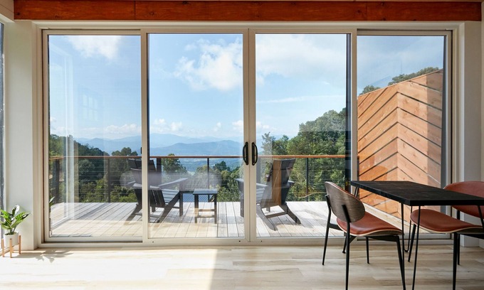 Canton Cabin | Glass Cabin + Mountain Views + Private Deck