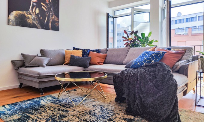 Stadtkern House | Golden Loft - 92qm, zentral & ruhig, Messe/HBF n