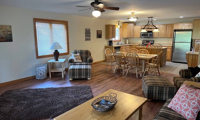 Arkdale Condo | Golf Cart available! Gorgeous Golf & Lake Condo with heated pool