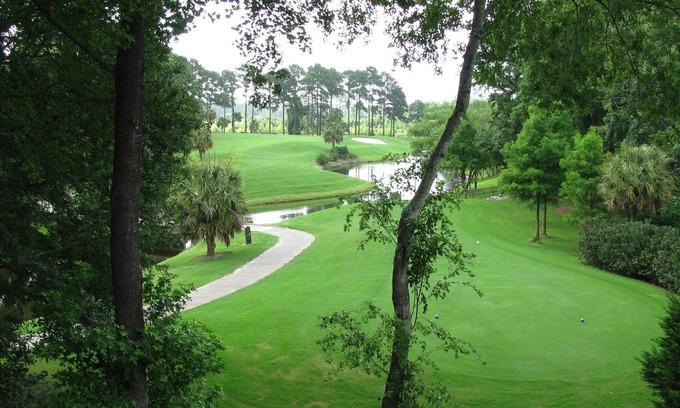 Myrtle Beach Condo | Golf course condo with splendid views close to airport, baseball, softball, CCU
