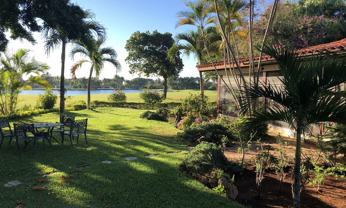 Casa de Campo Villa | Golf Villa 70 - Casa de Campo - Lake View- Near Beach and Hotel- Maid Cook Wifi