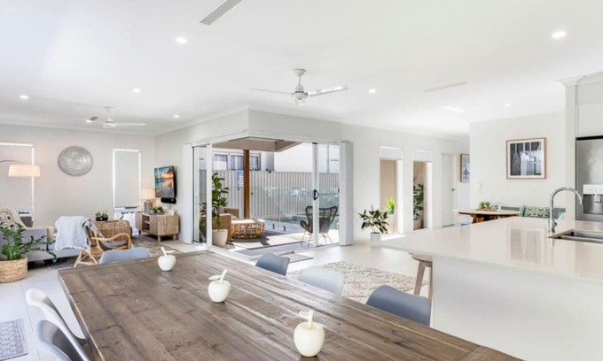 Casuarina House | Gone Coastal Family Getaway with Pool in Casuarina