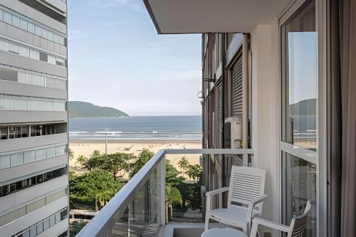 Santos Apartment | Gonzaga Beach Vibes: Pé na Areia com 2 quartos