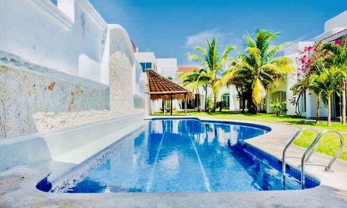 Playacar House | Gorgeous 11 People Superior Villa With Pool Playacar Phase 2