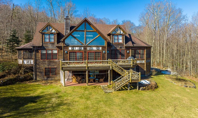 Lake Placid House | Gorgeous and spacious Adirondack home with in-ground pool