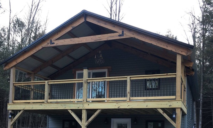 Wellsboro Cabin | Gorgeous cabin set in the mountains of PA with hot tub(pets welcome)