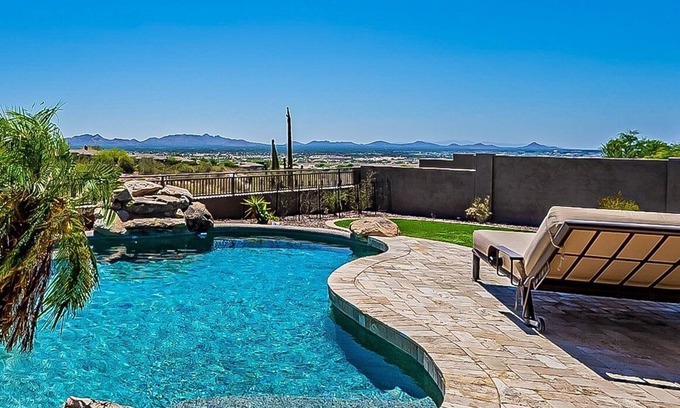 McDowell Mountain Ranch House | Gorgeous Custom Home With Breathtaking Mountain & City Light Views!