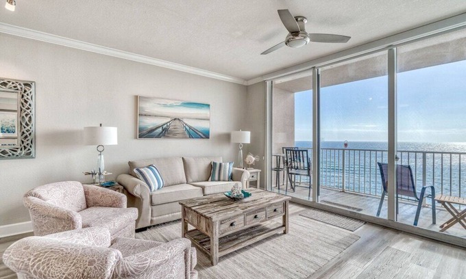 Panama City Beach Resort | Gorgeous, Gulf front master bedroom!