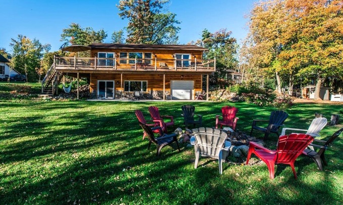 Balsam Lake Cabin | Gorgeous Up at the Lake Home With Modern Features!