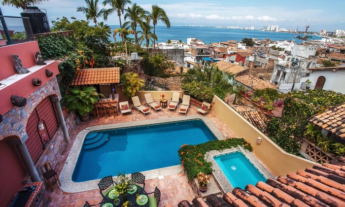 Downtown Puerto Vallarta Villa | Gorgeous villa centrally located overlooking Banderas Bay