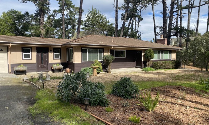 Del Monte Forest House | Gracious 3-bedroom Pebble Beach Home in Quiet, Convenient Wooded Area