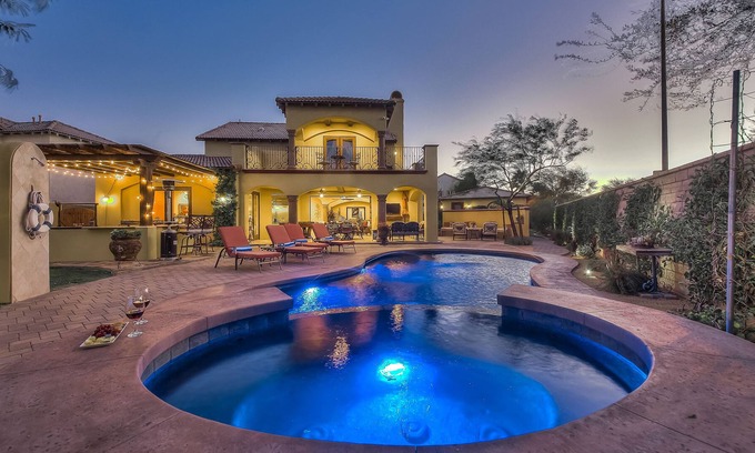 Coachella House | Granada - Great for Groups with a Pool, Spa, Sport Court & Game Room!