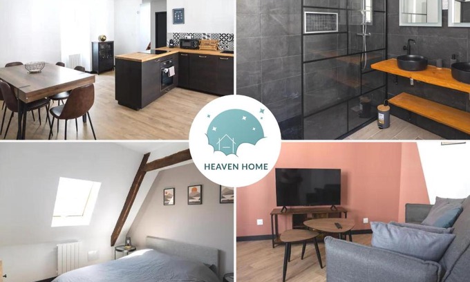 Lannion Apartment | Grand appartement LOFT Lannion centre T4