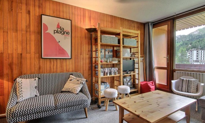 Plagne Centre Apartment | Grand duplex pour 8 personnes avec balcon à 100m des pistes - FR-1-455-229
