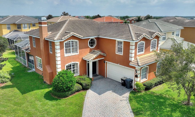 Hillcrest Estates Villa | Grand Home with Pool and Spa on Gated Community.