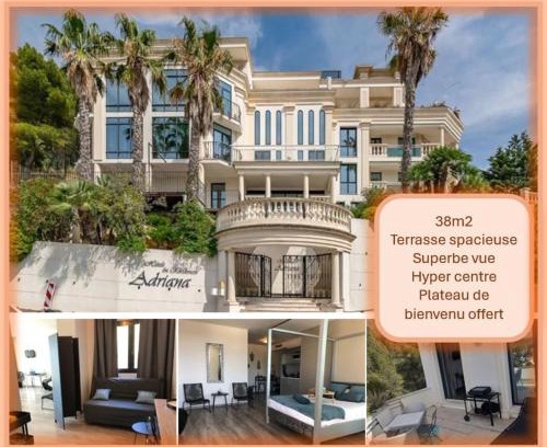 Carry-le-Rouet Apartment | grand studio terrasse de standing, pleine vue village et proche mer