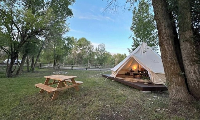 Ririe RV Rental | Grand Teton Glamping Tent