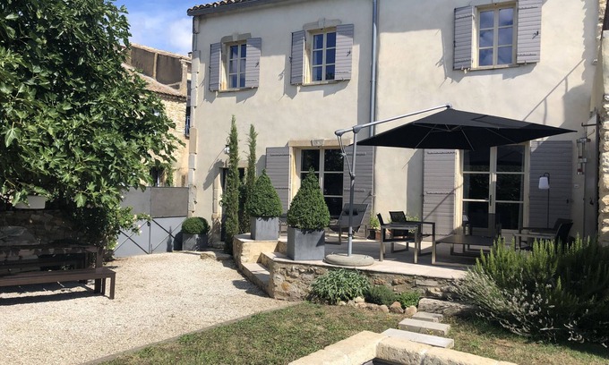 La Bastide-d'Engras House | Grande Maison de Village Associant Caractère et Design Près D'uzès
