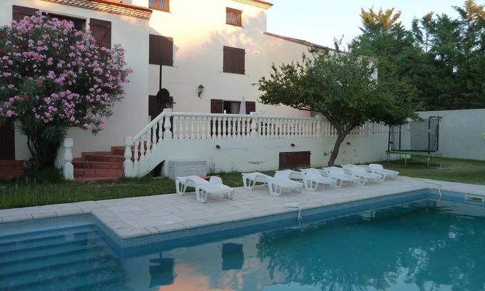 Coulobres Villa | Grande Villa 21 Pers.400 M2.piscine Privee.salle DE Sport.proche Plage.herault