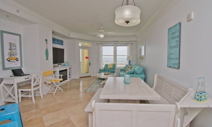 Salter Path Condo | Grande Villas E-2, Oceanfront Condo in Indian Beach, NC!