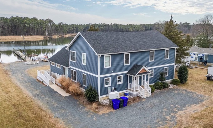 Rock Hall House | Grays Inn Creek Waterfront Pvt. Dock Kayaks & View