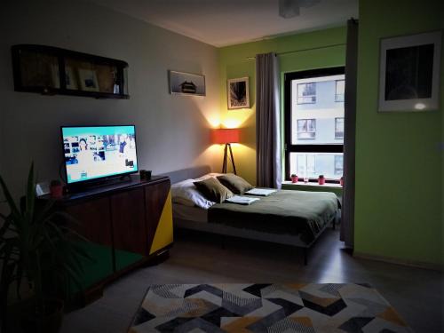 Wilanow Apartment | Green Wilanów Apartment with free parking