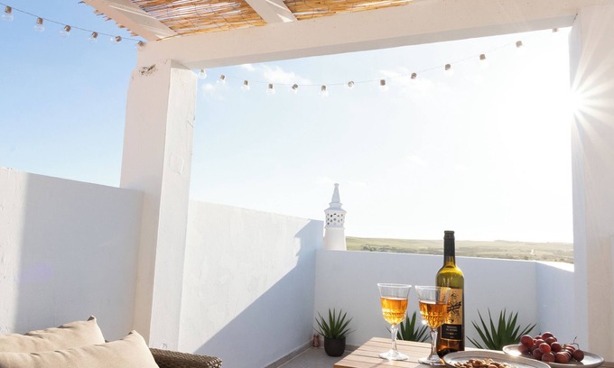 Vila do Bispo House | Großes Haus mit Sonniger Dachterrasse - 3 Schlafzimmer - 6 Personen - Top Lage