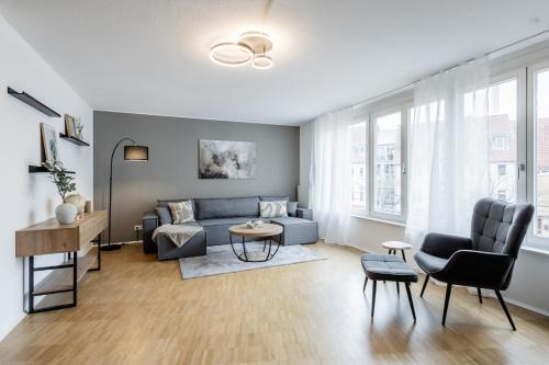 Guetersloh Apartment | GT-City Suite 03 I Balkon I Gas-Grill I Smart TV