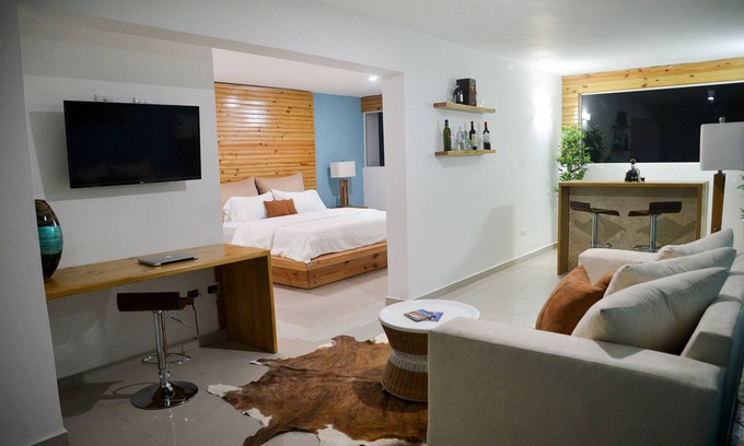 Villas Ana Maria Apartment | Guest-friendly Luxury hotel room in central Sosua, with private bar