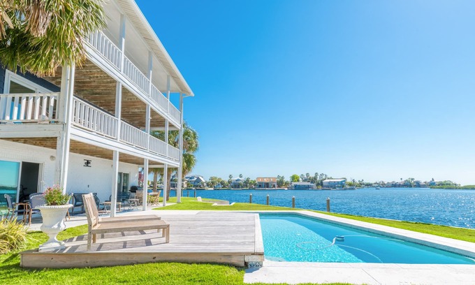 Spring Hill House | Gulf Front Home with breathtaking views of the Sunrise and Sunset!