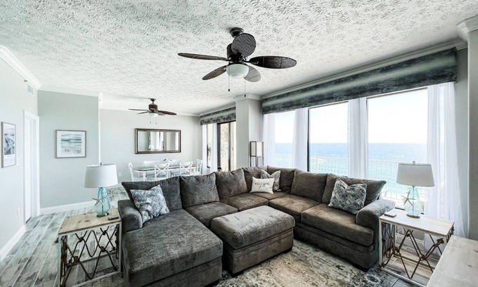 Thomas Drive Condo | GulfCrest 2 BDRM - Spectacular Balc Views of the Gulf; Free Beach Chair Service