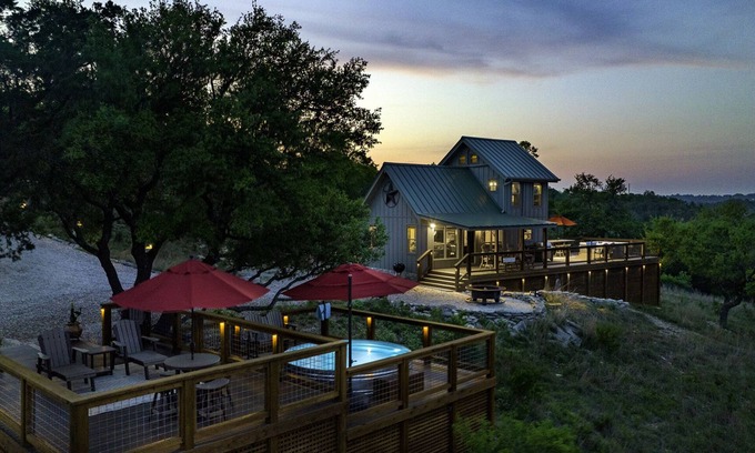 Fredericksburg House | GWR-Private-AmazingHillTopViews-57 Acre-Hot Tub-Stars-Fire Pit-Pool-Wildlife-UTV